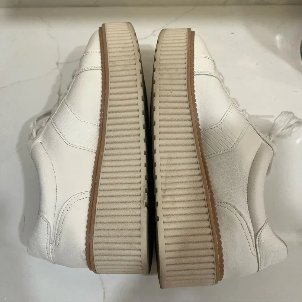 DV by Dolce Vita White Platform Sneakers